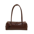 Vintage Leather Shoulder Bag for Women – Large Capacity East West Handbag, Retro Korean Style Luxury Armpit Bag