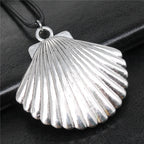 Vintage Style Necklace for Men – Leather Chain with Pendant, DIY Compatible