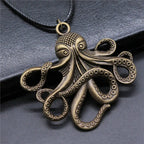 Vintage Style Necklace for Men – Leather Chain with Pendant, DIY Compatible