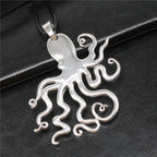 Vintage Style Necklace for Men – Leather Chain with Pendant, DIY Compatible