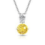 Sterling Silver Diamond Pendant Necklace – Dahlia Cut, Fine Jewelry for Women
