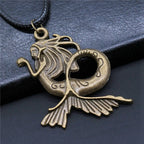 Vintage Style Necklace for Men – Leather Chain with Pendant, DIY Compatible