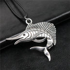 Vintage Style Necklace for Men – Leather Chain with Pendant, DIY Compatible