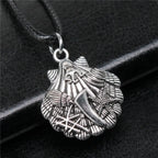 Vintage Style Necklace for Men – Leather Chain with Pendant, DIY Compatible
