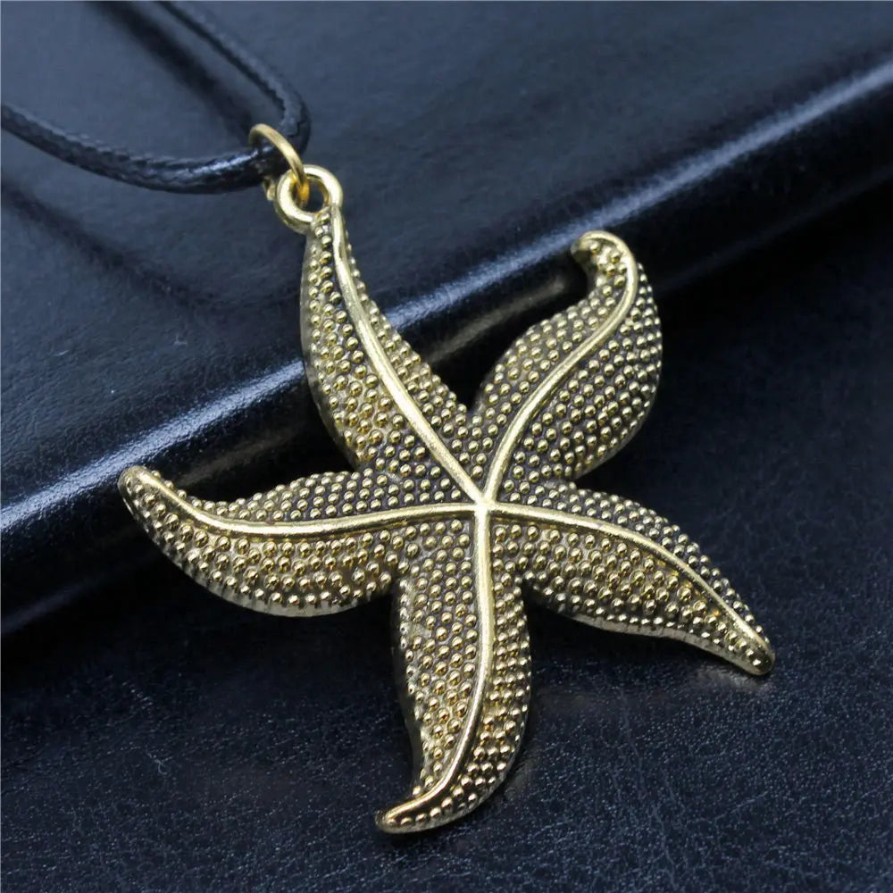 Vintage Style Necklace for Men – Leather Chain with Pendant, DIY Compatible