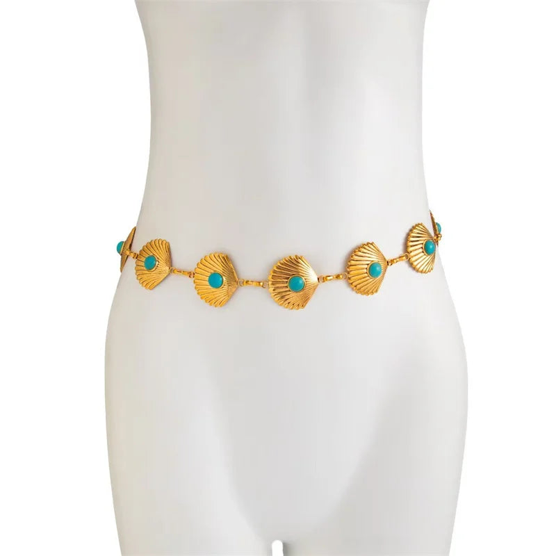 Women’s Gold or Silver Waist Chain – Body Chain Belt for Dresses, Bikinis & Summer Outfits